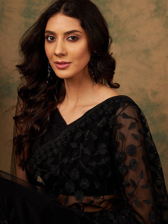 1-MIN READY TO WEAR FLORAL SAREE