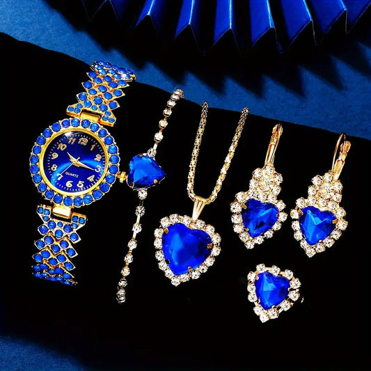 Elegant Rhinestone Quartz Watch Smart Pack