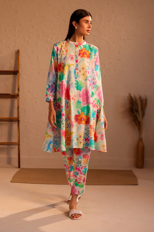 Blossom Breeze Rayon Co-ord Set