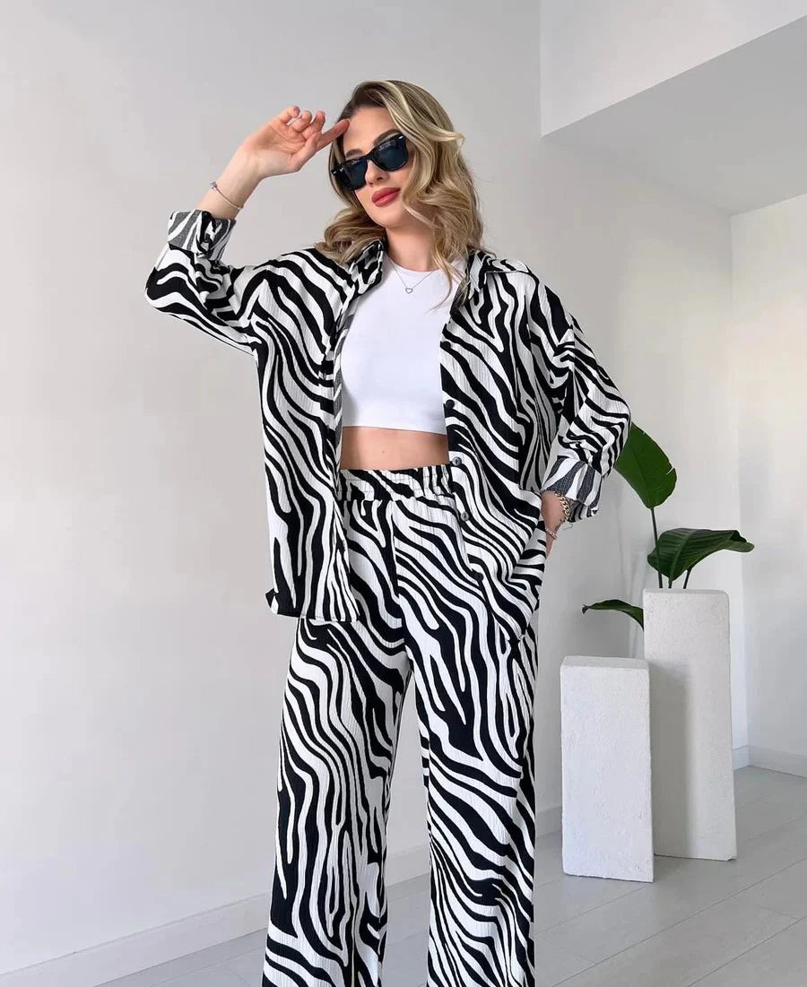 Zebra Chic 2 Piece Coord Set