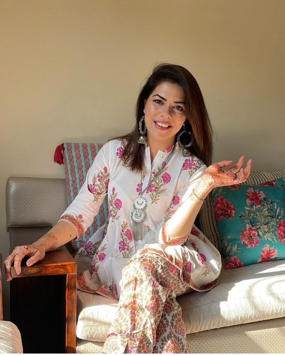 Handblock Print Pure Cotton Day Wear