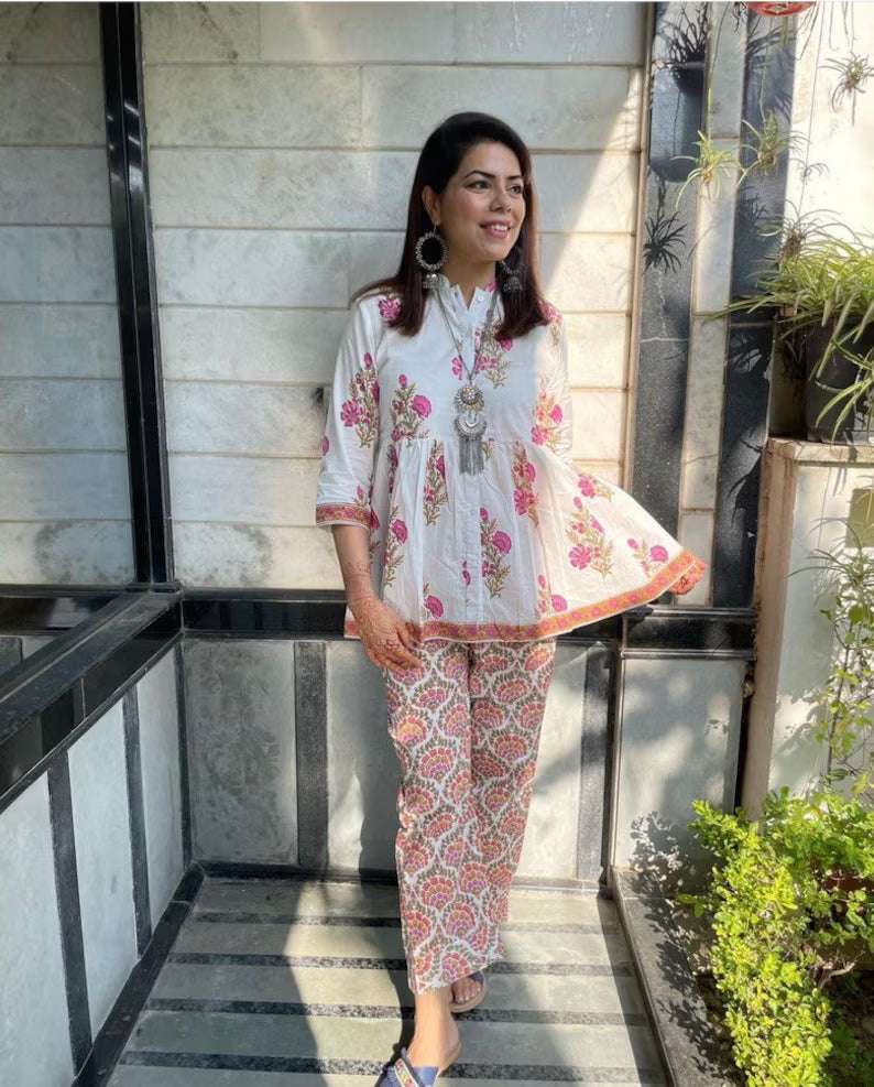 Handblock Print Pure Cotton Day Wear