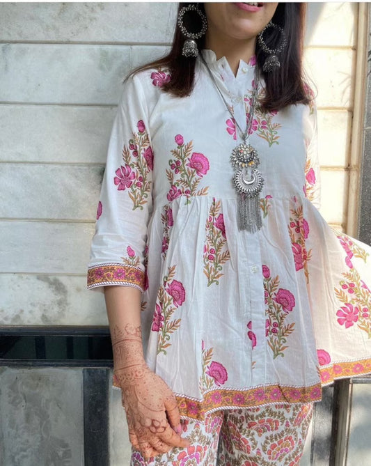 Handblock Print Pure Cotton Day Wear